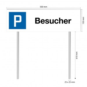 1303_Parkplatzschild-Besucher_Stechschild