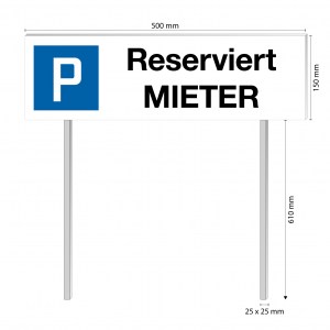 1310_Parkplatzschild-Reserviert-Mieter_Stechschild